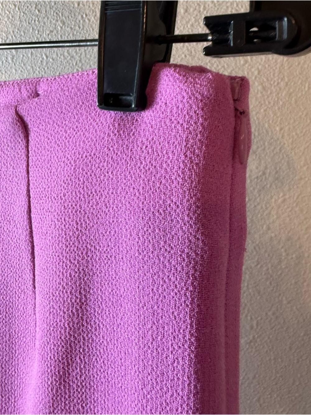 Lela Rose Cropped Stretch-Crepe Pants Pink Pearl-Button Trousers - Picture 9 of 13